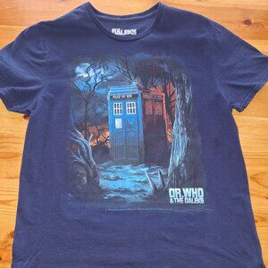 Dr Who & The Daleks Navy Blue Tshirt